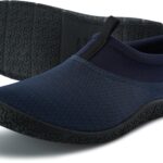whitin water shoes for men quick dry swim barefoot aqua socks beach minimalist comfort surfing athletic boating running river sneaker blue/black
